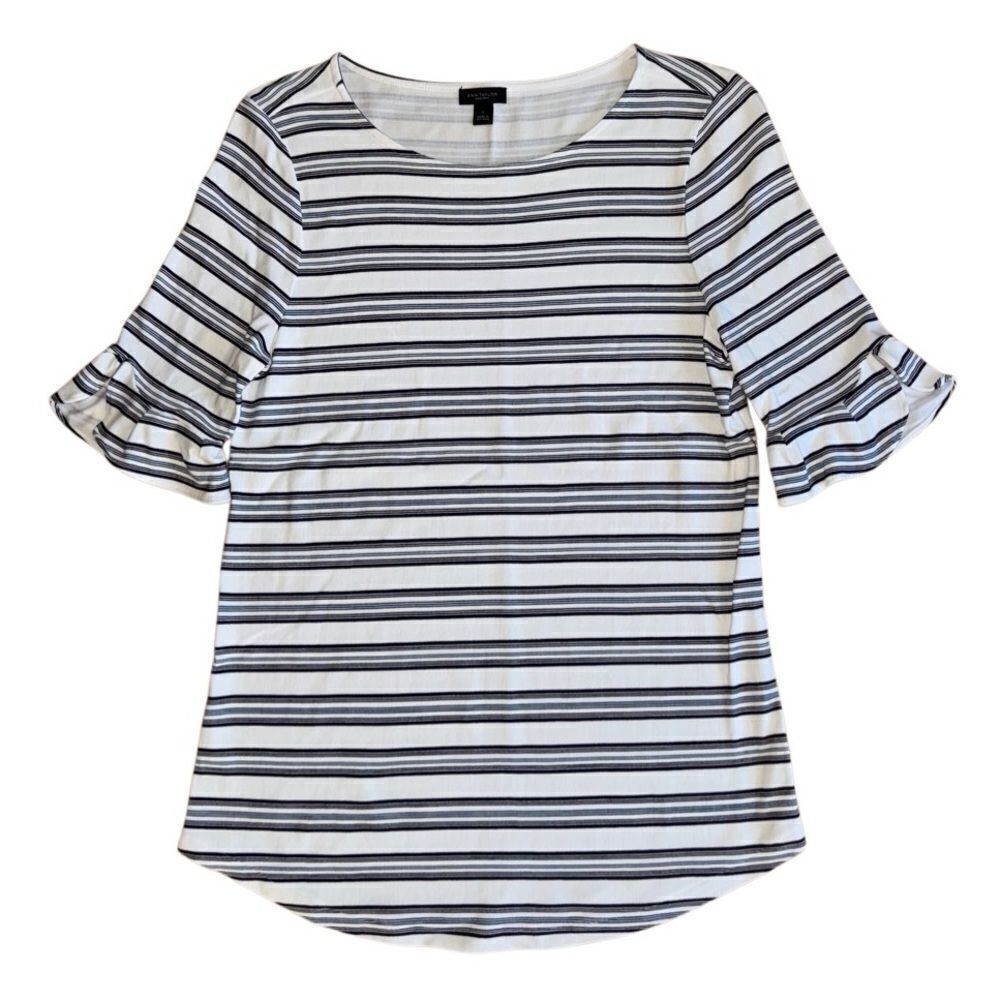 Ann Taylor Women's Striped Blouse Size Large